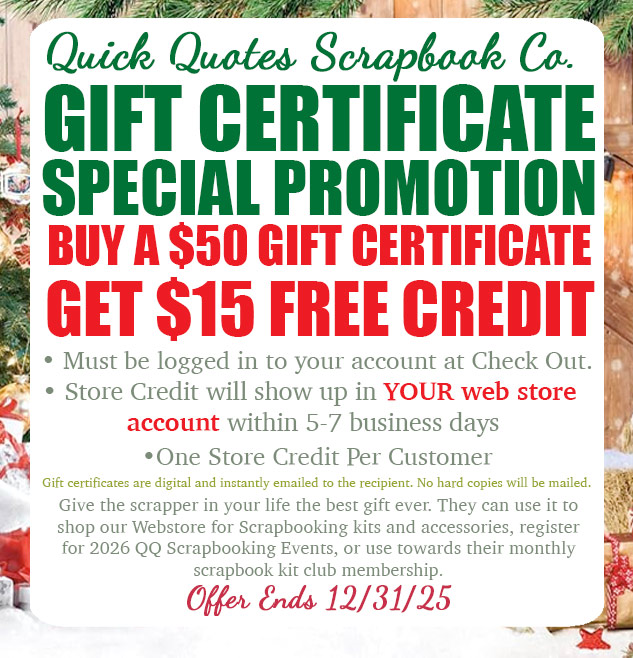 Gift Certificate Special Promotion.